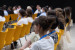 people attending a research seminar