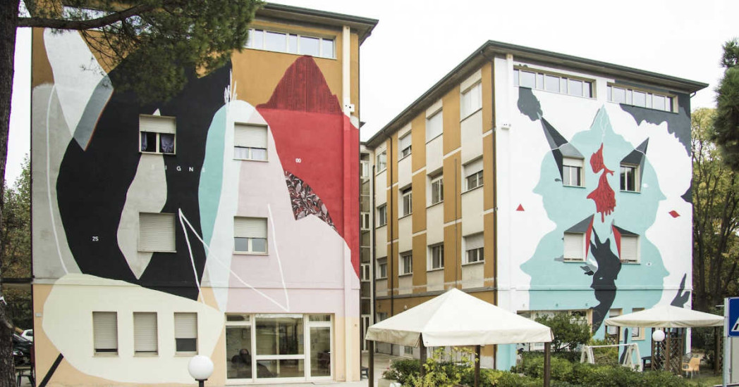 casa in un quartiere
