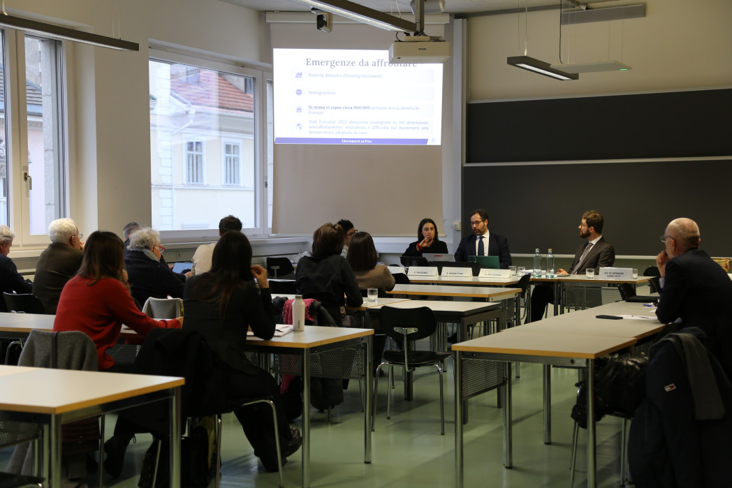 People who present and listen