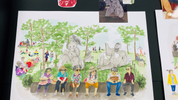 Al museo – Illustrazioni originali di Vessela Nikolova