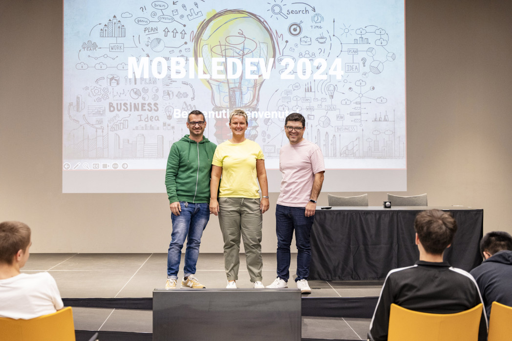 Da sinistra: Gennaro Iaccarino, Ilenia Fronza, Luis Corral. Foto: unibz.