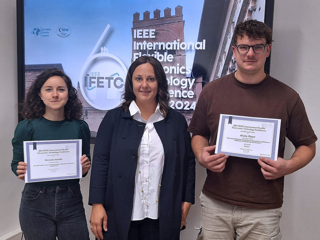 From left to right: Giovanna Gentile, Luisa Petti and Moritz Ploner. Foto: unibz