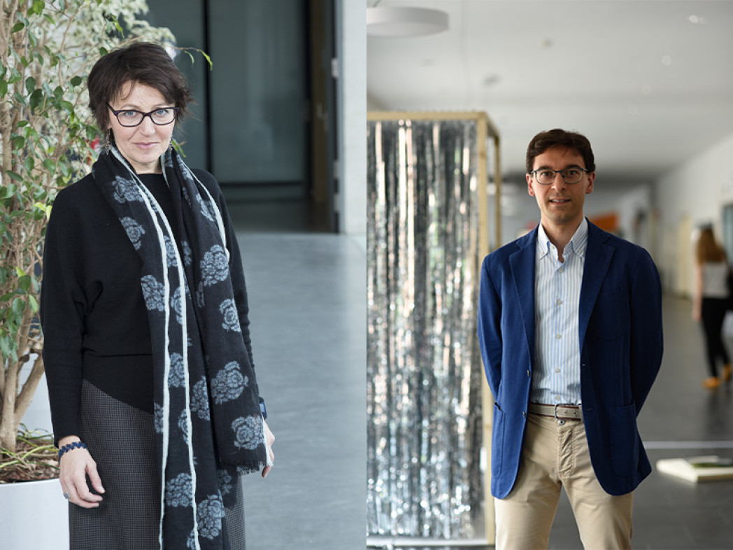 Federica Viganò and Massimiliano Renzi: Foto: unibz