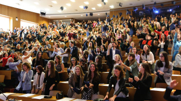 Il lancio del tocco in Aula Magna
