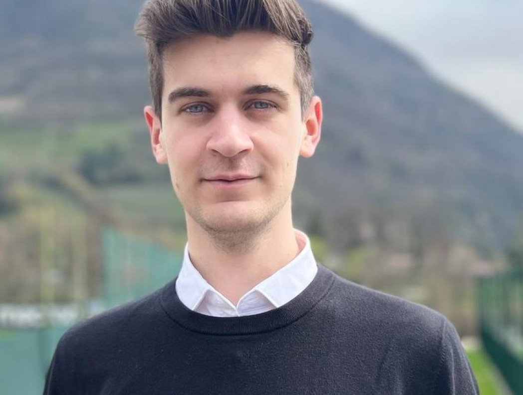Luca Vannuccini è uno studente della Facoltà di Ingegneria che ha svolto il tirocinio curriculare nel centro di sviluppo software di TechnoAlpin S.p.A. di Bolzano. Foto: privata