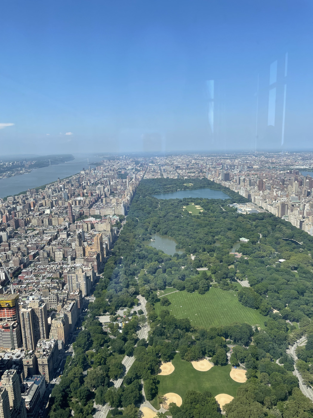 The breathtaking view of Central Park from one of the apartments managed by the fund for which Giulia Cappello is working. Foto: private