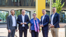 Delegazione dalla Turingia in visita alla Libera Università di Bolzano