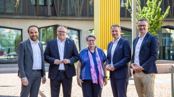Delegazione dalla Turingia in visita alla Libera Università di Bolzano