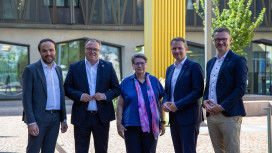 Delegation aus Thüringen zu Besuch an der Freien Universität Bozen