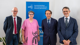 Il nuovo Questore di Bolzano in visita ai vertici dell’Università