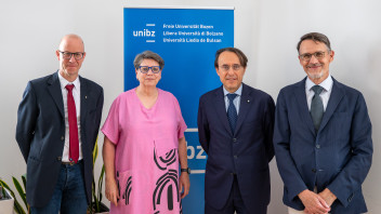 Il nuovo Questore di Bolzano in visita ai vertici dell’Università