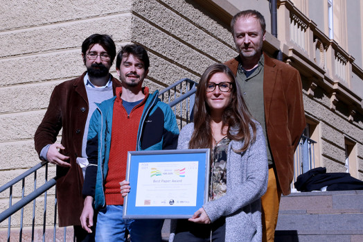 In the picture from left: Pietro Galliani, Nicolas Troquard, Guendalina Righetti and Oliver Kutz.
