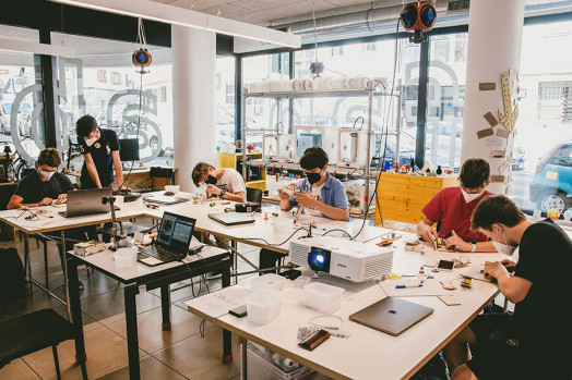 Konzentriertes Arbeiten im BITZ fablab