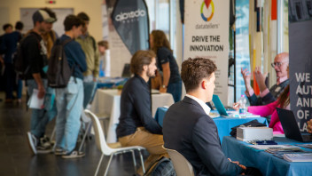 Großer Andrang und Begeisterung bei Career Fair an unibz