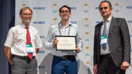 Pietro Postacchini wins a students’ award at EUBCE 2023  