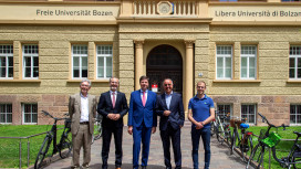 unibz vertieft Zusammenarbeit mit TU Graz 