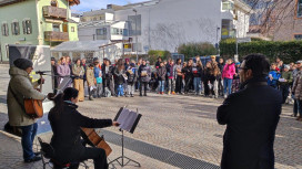 Ein Moment der Stille am Tag des Gedenkens an den Holocaust