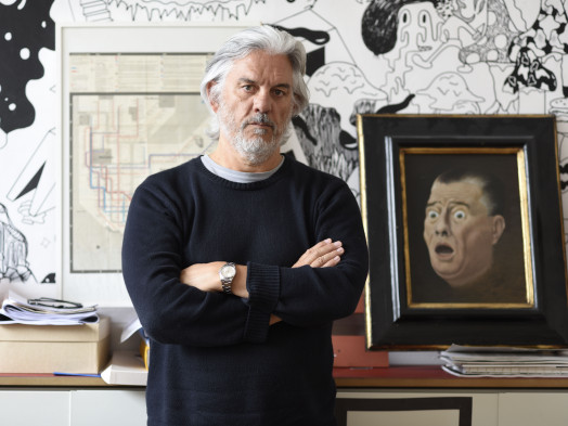 Il prof. Giorgio Camuffo, ideatore della serie di incontri sulla grafica italiana.